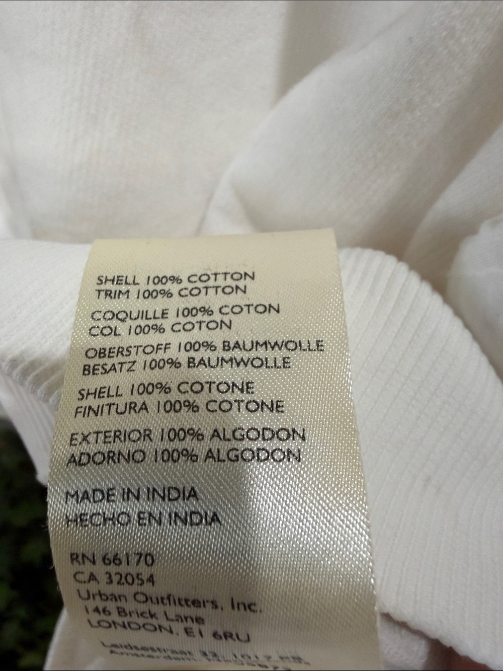 #1015 Anthropologie PILCRO White Washed Lace Yoke Eyelet Puff Sleeve Cotton Top - Picture 5 of 7